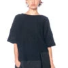 PAL OFFNER, Bequemes Oversize-T-Shirt Aus Bubble Sweat Im Lagenlook