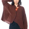 PAL OFFNER, Gekürzte, Asymmetrische Winterstrickjacke In Lockerer Passform -Kleider Geschaft 050103 320002 2