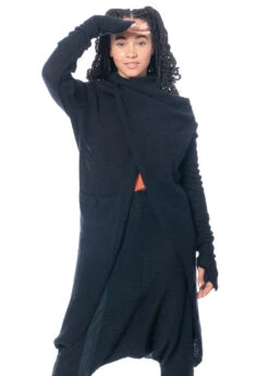 PAL OFFNER, Lange Und Kuschelige Strickjacke Aus Feinstem Alpaka-Wollgemisch -Kleider Geschaft 050202 320002 10