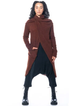 PAL OFFNER, Lange Und Kuschelige Strickjacke Aus Feinstem Alpaka-Wollgemisch -Kleider Geschaft 050202 320002 5