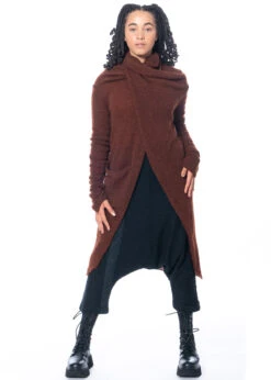 PAL OFFNER, Lange Und Kuschelige Strickjacke Aus Feinstem Alpaka-Wollgemisch -Kleider Geschaft 050202 320002 6