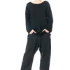 PAL OFFNER, Sommerleichte Ballonhose Aus 100% Leinen -Kleider Geschaft 05 1308 black gr. 1 mit 04 0401 2