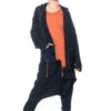 PAL OFFNER, Lockere Kapuzenjacke Aus Kuscheligem Bubble-Sweat -Kleider Geschaft 080601 310001 black 3 4