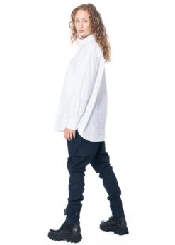 PLUSLAVIE PLÜ, Hose Mit Sehr Tiefem Schritt MY JEANS PANT -Kleider Geschaft 1027 my jeans m. 4001 a button u. trey 5