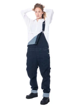 PLUSLAVIE PLÜ, Latzhose Mit Saum Zum Umschlagen TULUM -Kleider Geschaft 1028 tulum indigo s 9