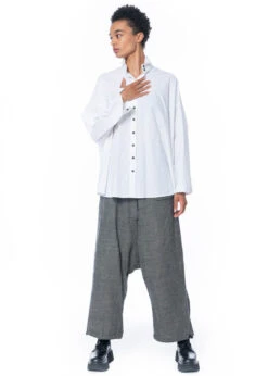 RUNDHOLZ, Gemütliche Wollhose Mit Tiefem Schritt 2231020108 -Kleider Geschaft 102 0108 0 54 gr.xs mit 123 0407 1