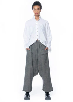 RUNDHOLZ, Gemütliche Wollhose Mit Tiefem Schritt 2231020108