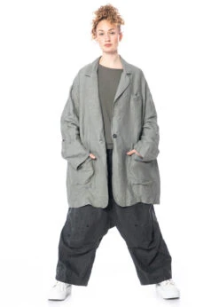 RUNDHOLZ, Lässiger Sommermantel Aus Edlem Leinen-Seide-Gemisch 1231041203 -Kleider Geschaft 1041203 alge s hose 1090103 top 1140503 7