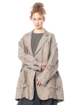 RUNDHOLZ, Lässiger Sommermantel Aus Edlem Leinen-Seide-Gemisch 1231041203 -Kleider Geschaft 1041203 flint s hose 1090103 13