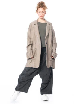 RUNDHOLZ, Lässiger Sommermantel Aus Edlem Leinen-Seide-Gemisch 1231041203 -Kleider Geschaft 1041203 flint s hose 1090103 2