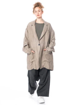 RUNDHOLZ, Lässiger Sommermantel Aus Edlem Leinen-Seide-Gemisch 1231041203 -Kleider Geschaft 1041203 flint s hose 1090103 7