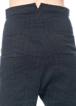 RUNDHOLZ, Elegante, Gestreifte Leinenhose Mit Hohem Bund 2231100105 -Kleider Geschaft 1100105 2