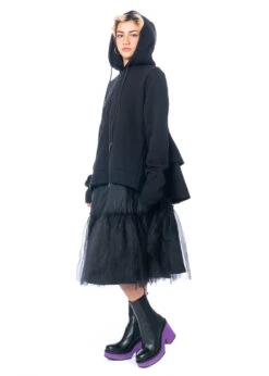 PLUSLAVIE PLÜ, Weites Femininies MESH DRESS -Kleider Geschaft 1116 meshdress black s 11