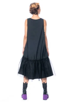 PLUSLAVIE PLÜ, Weites Femininies MESH DRESS -Kleider Geschaft 1116 meshdress black s 2