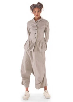 RUNDHOLZ, Bequeme 7/8-Hose Mit Tiefem Schritt Aus Baumwoll-Lyocell-Stretch 1231200109