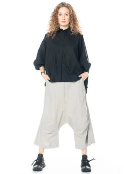 RUNDHOLZ, Bequeme 7/8-Hose Mit Tiefem Schritt Aus Baumwoll-Lyocell-Stretch 1231200109 -Kleider Geschaft 1231091106 flint