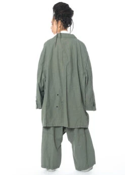 RUNDHOLZ, Oversized Mantel Aus 100% Leinen Mit Lässigem Reverskragen 1231091205 -Kleider Geschaft 1231091205 6 1