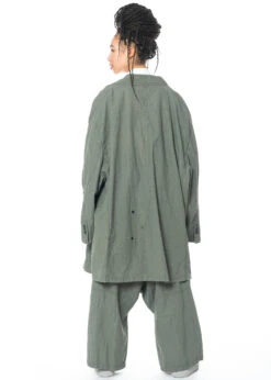 RUNDHOLZ, Oversized Mantel Aus 100% Leinen Mit Lässigem Reverskragen 1231091205 -Kleider Geschaft 1231091205 1