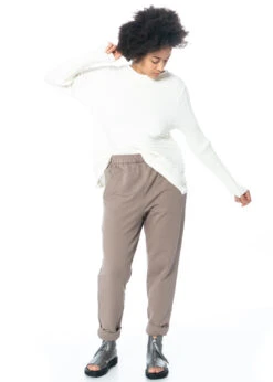 HINDAHL & SKUDELNY, Gemütliche Hose Mit Elastischem Bund 123H05 -Kleider Geschaft 123h05 fango