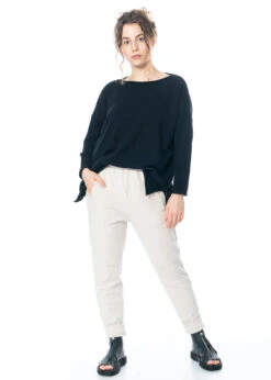 HINDAHL & SKUDELNY, Gemütliche Hose Mit Elastischem Bund 123H05 -Kleider Geschaft 123h05 sand