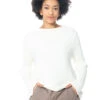 HINDAHL & SKUDELNY, Pullover Mit Rippenmuster 123P04 -Kleider Geschaft 123p04 ecru 2