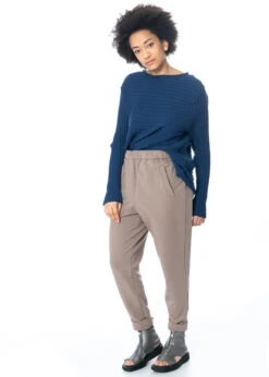 HINDAHL & SKUDELNY, Pullover Mit Rippenmuster 123P04 -Kleider Geschaft 123p04 navy