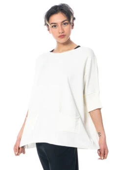 HINDAHL & SKUDELNY, Pullover Mit Taschen 123P16 -Kleider Geschaft 123p16 gr. m ecru 2