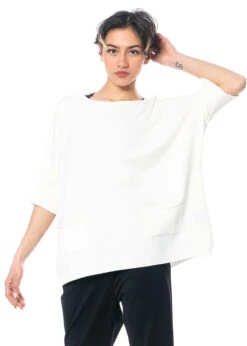 HINDAHL & SKUDELNY, Pullover Mit Taschen 123P16 -Kleider Geschaft 123p16 gr. m ecru 4