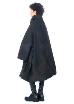 RUNDHOLZ, Ballonkleid Mit Abstraktem, Grafischem Muster 2231240902