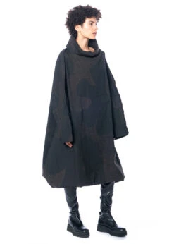 RUNDHOLZ, Ballonkleid Mit Abstraktem, Grafischem Muster 2231240902 -Kleider Geschaft 1240902 espressoprint s 5