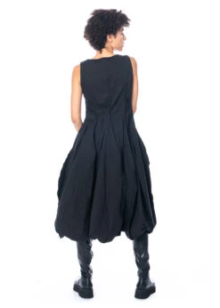 RUNDHOLZ, Feminines, ärmelloses Ballonkleid Aus Leinen-Baumwoll-Gemisch 2231240925