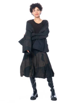 RUNDHOLZ, Taillierte Jacke Mit Ausgestellten Manschetten Aus Leinen-Baumwollgemisch 2231241101