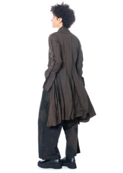 RUNDHOLZ, Taillierter Übergangsmantel In Effektvoller Knitter-Optik 2231241226 -Kleider Geschaft 1241226 kaffee s