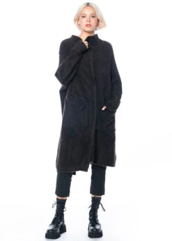 RUNDHOLZ, Asymmetrischer Onesize Mantel Aus Kuscheligem Waschbärfell 2231417208 -Kleider Geschaft 1417208 4