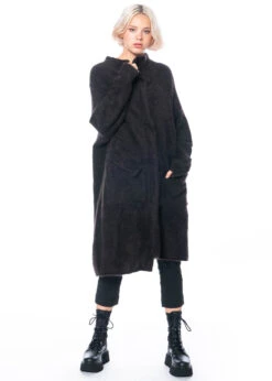 RUNDHOLZ, Asymmetrischer Onesize Mantel Aus Kuscheligem Waschbärfell 2231417208 -Kleider Geschaft 1417208 5