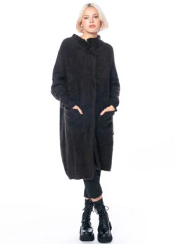 RUNDHOLZ, Asymmetrischer Onesize Mantel Aus Kuscheligem Waschbärfell 2231417208 -Kleider Geschaft 1417208 6