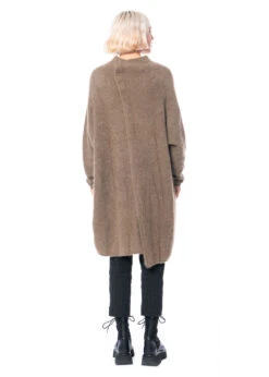 RUNDHOLZ, Asymmetrischer Onesize Mantel Aus Kuscheligem Waschbärfell 2231417208 -Kleider Geschaft 1417208 cappuccino os 4