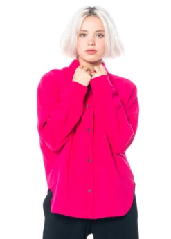 ULI SCHNEIDER, Klassisches Hemd Aus Elastischer Viskose -Kleider Geschaft 15 1031152 very pink 6