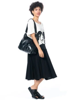 RUNDHOLZ, Bedrucktes, Weit Geschnittenes T-Shirt-Kleid Aus Baumwollstretch 1231560904 -Kleider Geschaft 1560904 m. myazzo u. tasche joy 7