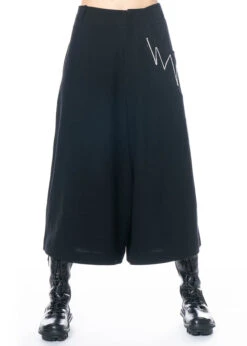 Yukai, Culotte Aus Schurwolle Mit Interessantem Muster 164h3 -Kleider Geschaft 164h3 5