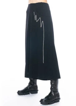 Yukai, Culotte Aus Schurwolle Mit Interessantem Muster 164h3 -Kleider Geschaft 164h3 6