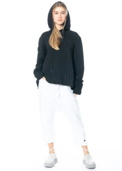 PLUSLAVIE PLÜ, Bequemes Kapuzensweatshirt NO SWEAT -Kleider Geschaft 2010 black 5