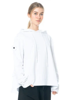 PLUSLAVIE PLÜ, Bequemes Kapuzensweatshirt NO SWEAT -Kleider Geschaft 2010 white 2