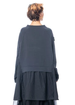 PLUSLAVIE PLÜ, Süsses Sweatshirt Mit Seitlichen Taschen TWO SWEAT -Kleider Geschaft 2024 twosweat anthra os 4