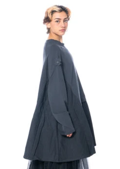 PLUSLAVIE PLÜ, Süsses Sweatshirt Mit Seitlichen Taschen TWO SWEAT -Kleider Geschaft 2024 twosweat anthra os 5