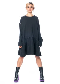 PLUSLAVIE PLÜ, Süsses Sweatshirt Mit Seitlichen Taschen TWO SWEAT -Kleider Geschaft 2024 twosweat black os