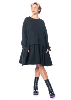 PLUSLAVIE PLÜ, Süsses Sweatshirt Mit Seitlichen Taschen TWO SWEAT -Kleider Geschaft 2024 twosweat black os 6