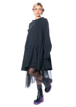 PLUSLAVIE PLÜ, Süsses Sweatshirt Mit Seitlichen Taschen TWO SWEAT -Kleider Geschaft 2024 twosweat black os 7