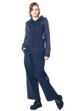 RUNDHOLZ DIP, Bequeme High-Waist-Hose Aus Edlem Baumwollgemisch 2232120101 -Kleider Geschaft 2120101 gr. s grape 0 67 m. 2070401 u. trey