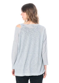 PAL OFFNER, Leichter Sommer-Strickpullover Aus 50% Flachs -Kleider Geschaft 2201 15 0402 knitstrappullover beachstone 5